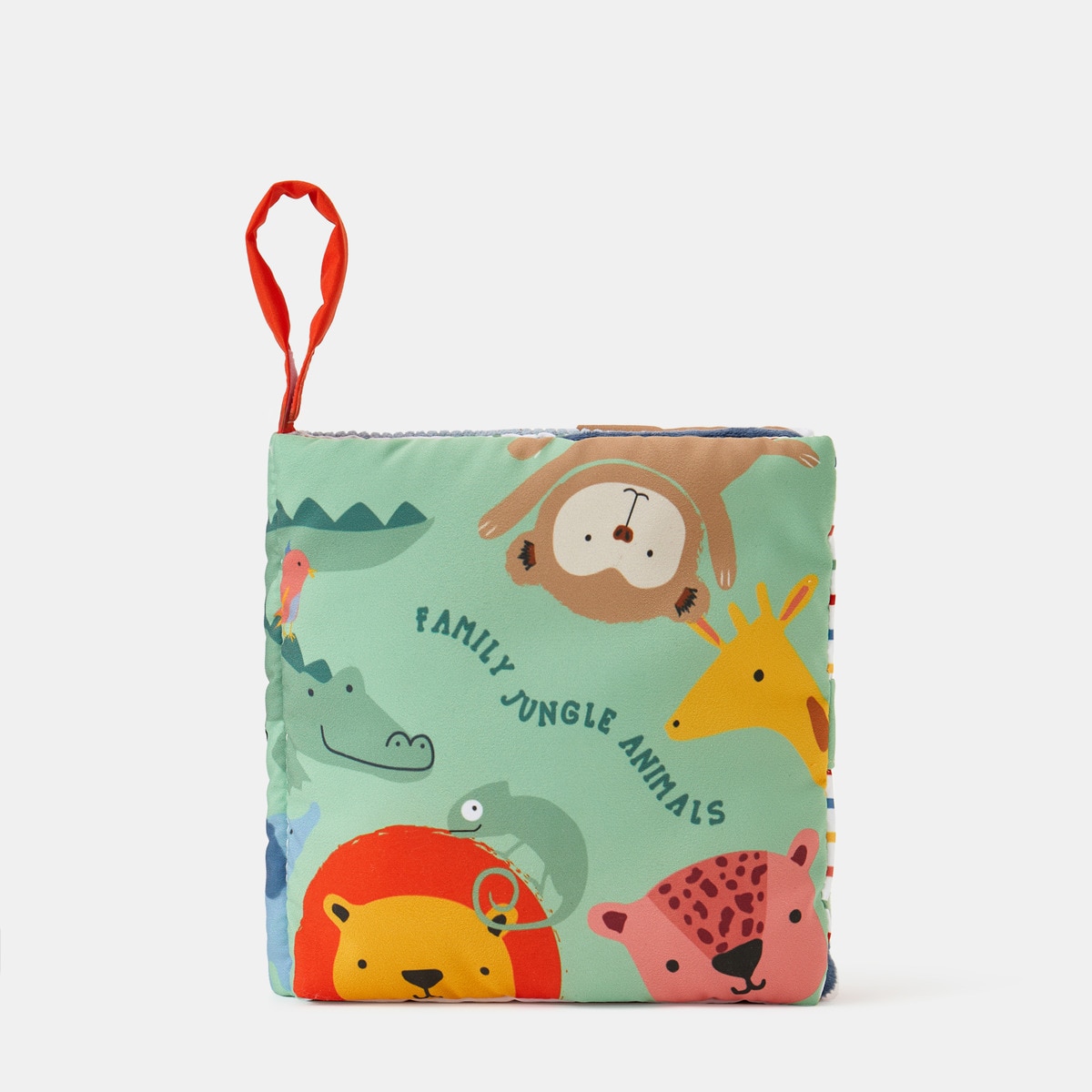 Livro de Tecido Animais da Selva Verde-1
