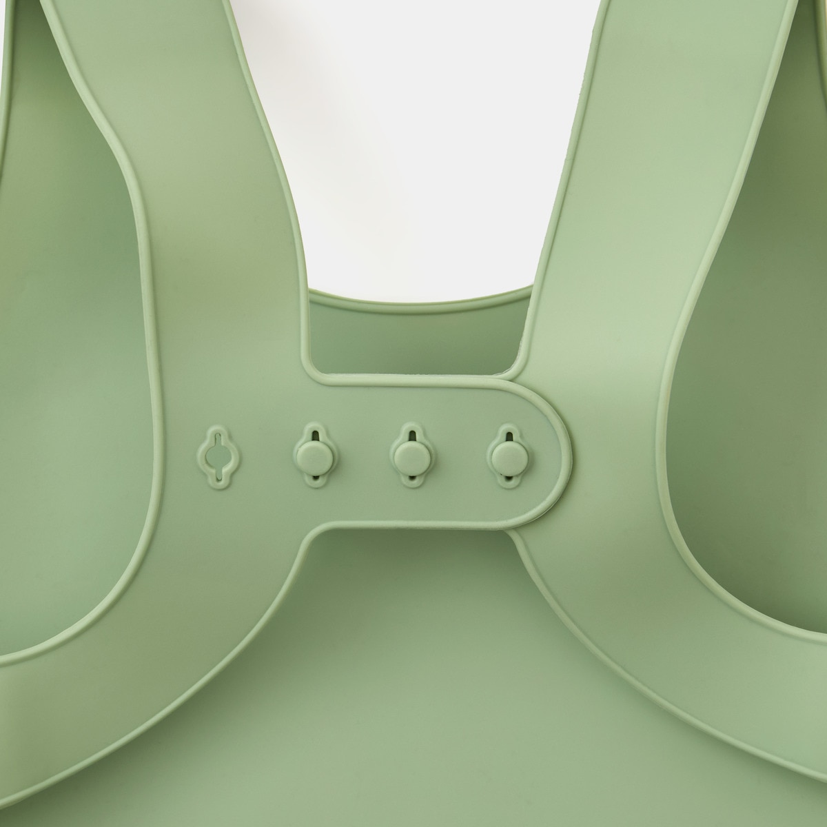 Babete de Silicone Leões com Fecho nas Costas Verde-2