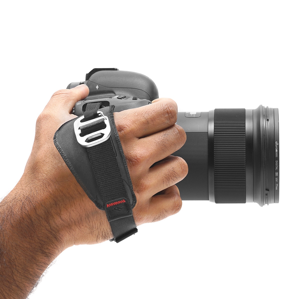 Muñequera negra Peak Design Clutch para cámaras fotográficas Negro-2
