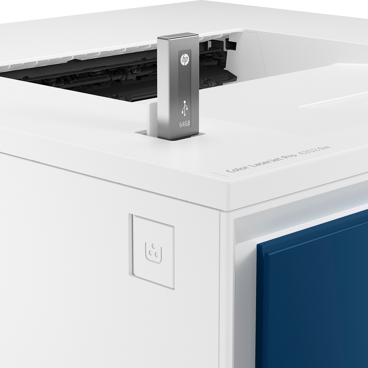 Impresora HP color LaserJet Pro 4202dw Wi-Fi Blanco / Azul-4