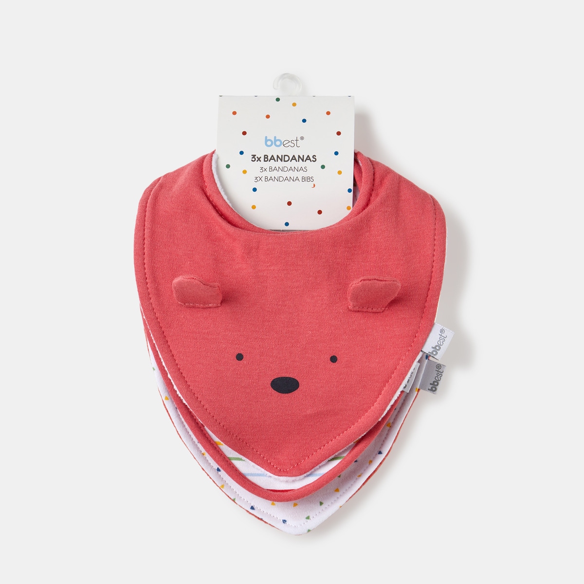 Pack de 3 Bandanas Básicas de Forro Polar Leopardo Coral-3