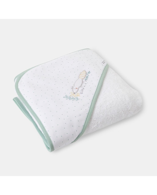 Imagen 0 de Capa de baño Cotton Juice Baby Home Bosque bordada zorro
