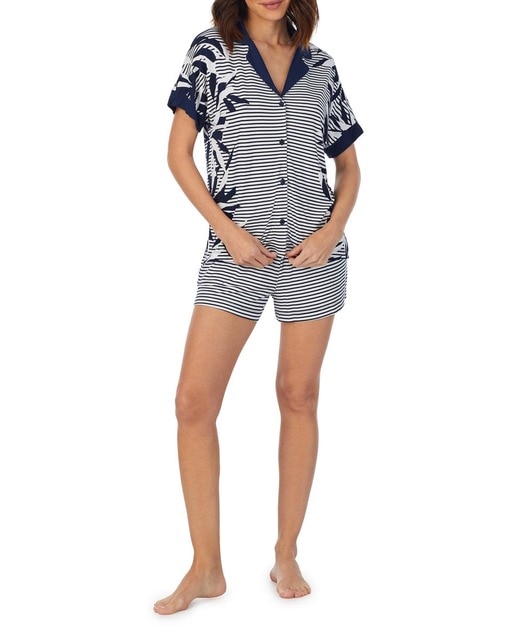 Imagen 0 de Pijama corto de rayas