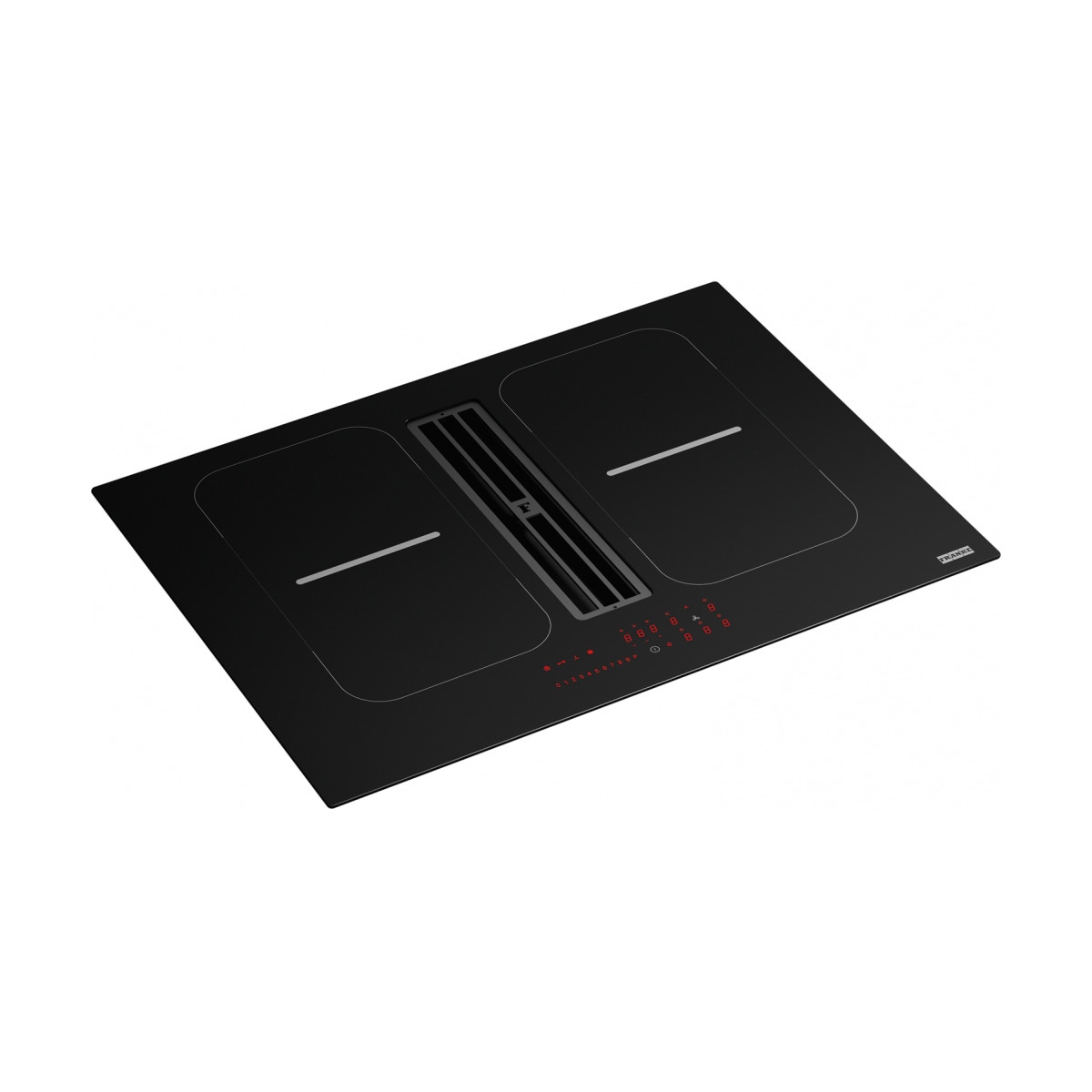 Placa inducción Franke con 4 zonas de cocción, con extractor integrado - 3400705338 Cristal negro-2