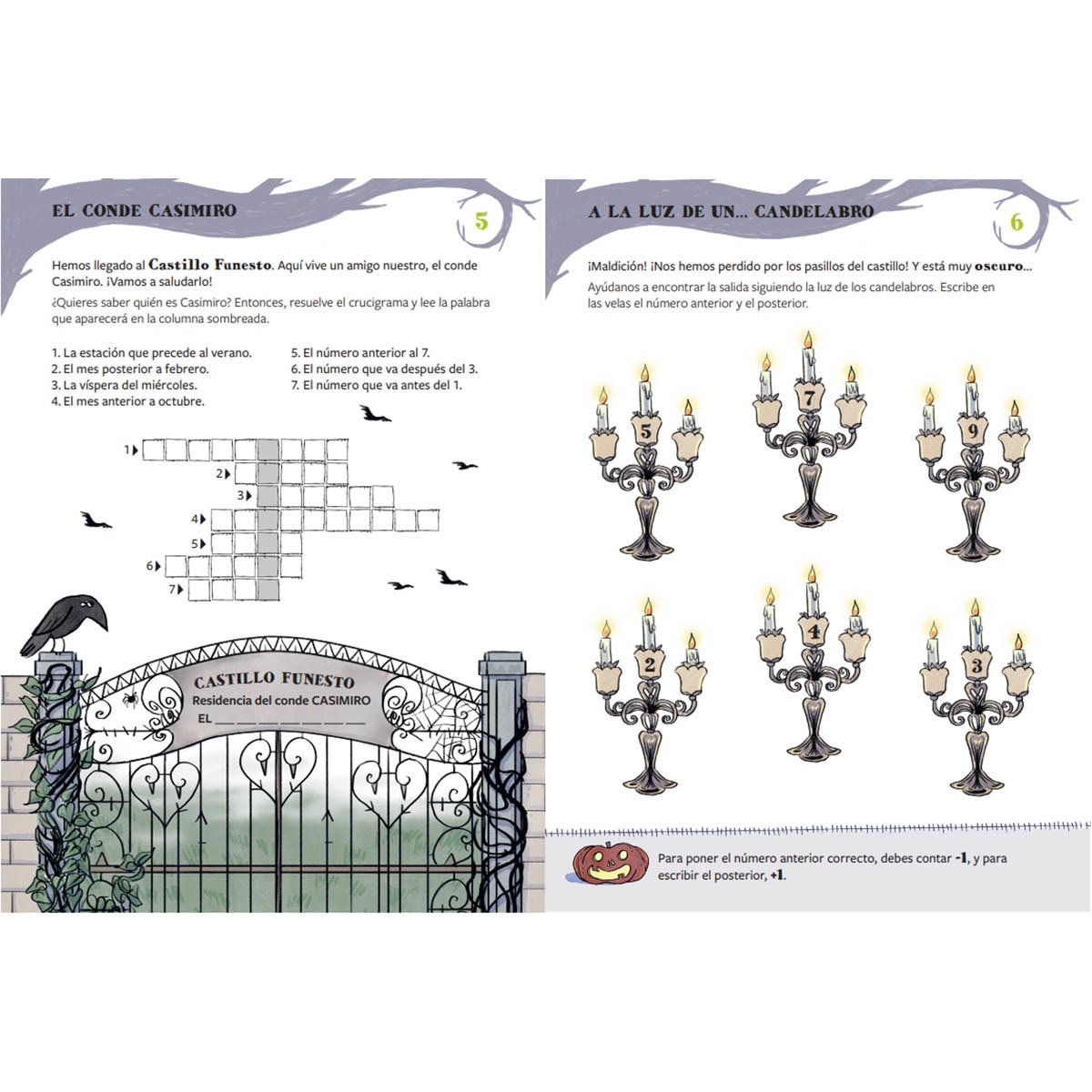 Villa Ténebra. Cuaderno de vacaciones de matemáticas. 1.º de primaria 4
