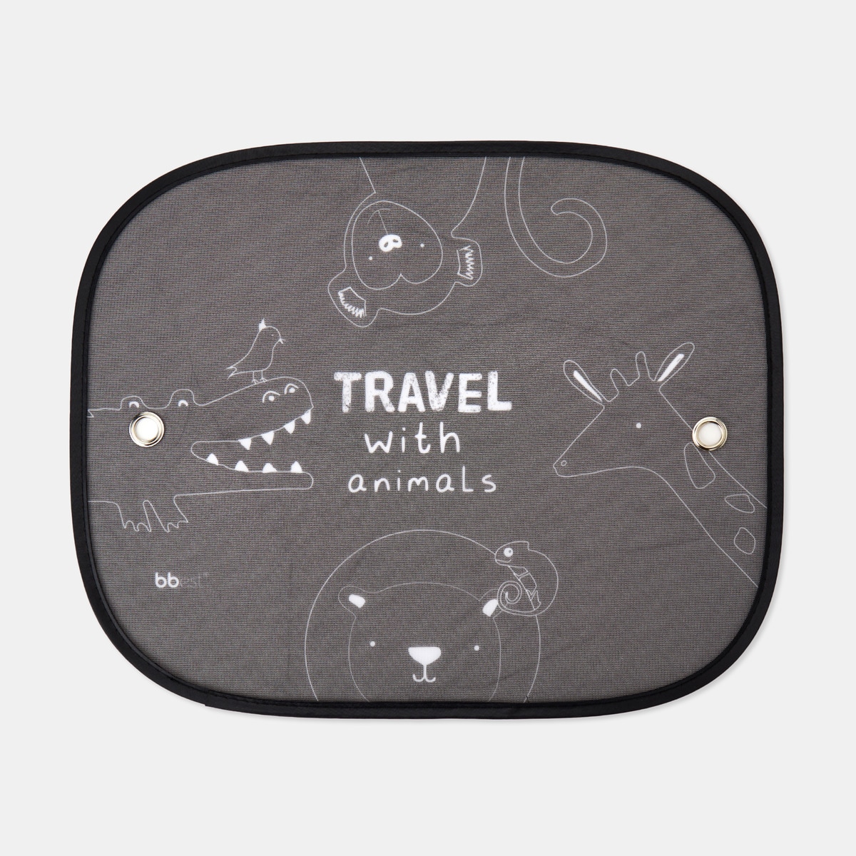 Conjunto de 2 Guarda-sóis para Carrinho Preto-2