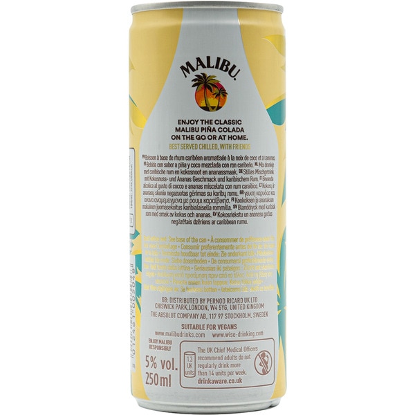 ron con piña colada lata 25 cl