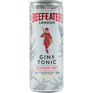ginebra con tónica lata 25 cl - Beefeater