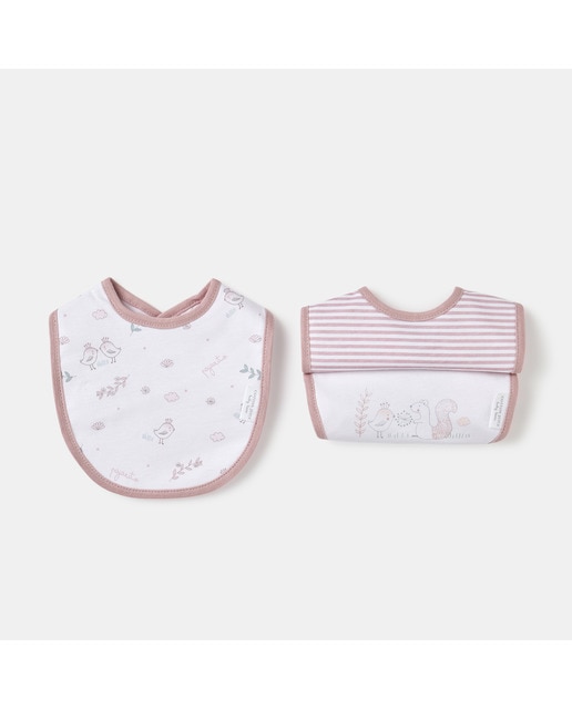 Imagen 0 de Baberos Cotton Juice Baby Home pack 3 Bosque flores