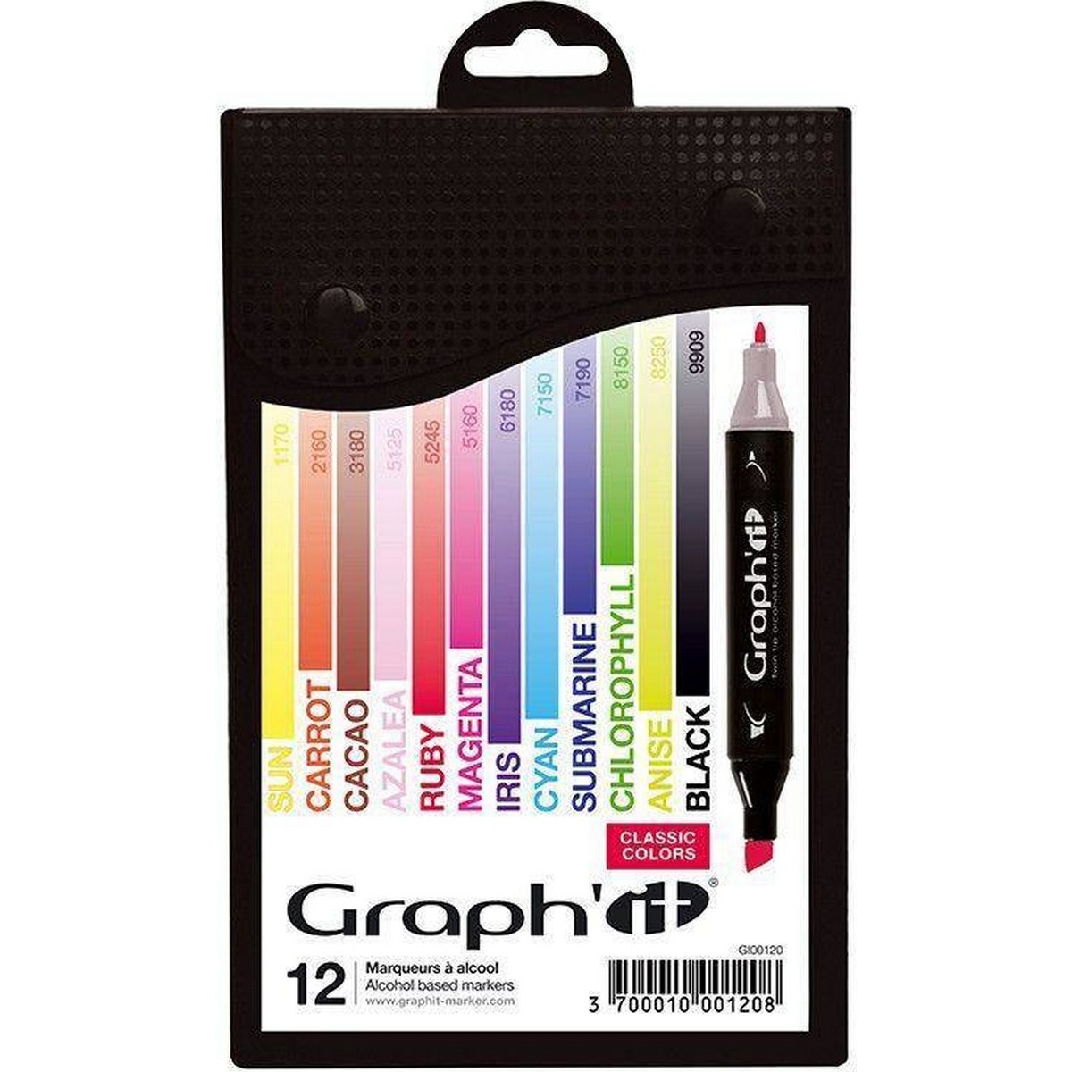 Imagem 0 de Marcador GRAPH'IT Cores Clássicas 0.8 mm
