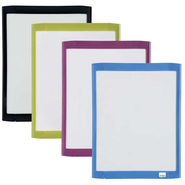 Imagen 0 de Pizarra magnética con borrador 216x280 mm Nobo colores surtidos