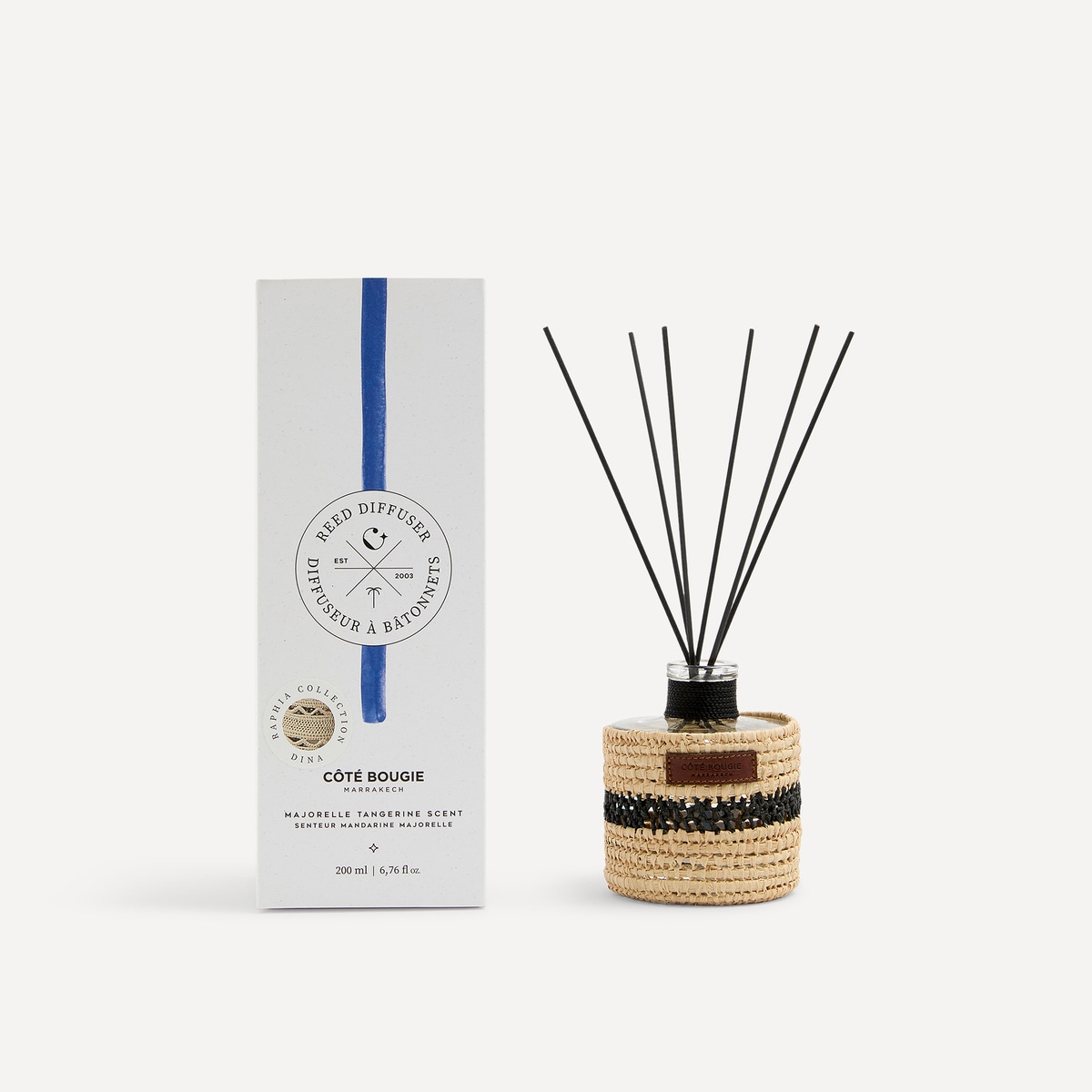 Difusor de Varetas Dina Mandarine Majorelle Natural-2