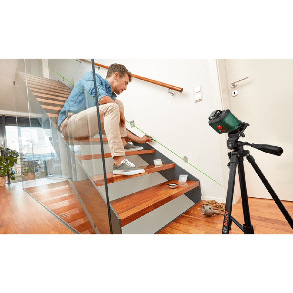 Nivel Láser Universal 360 Verde / Negro-7