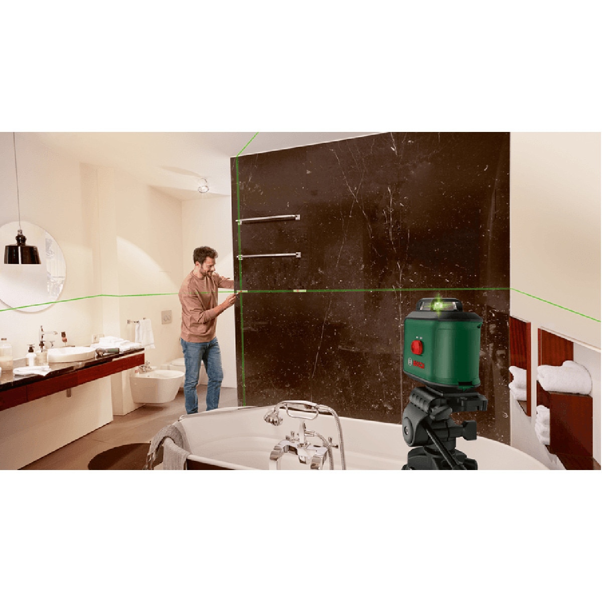 Nivel Láser Universal 360 Verde / Negro-8