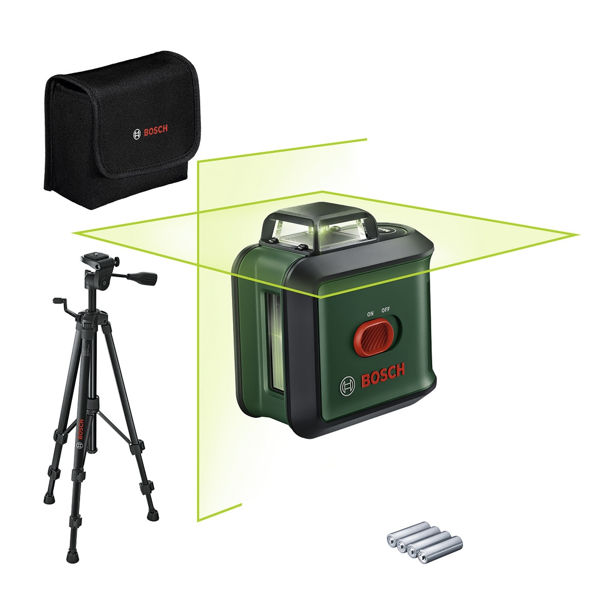 Nivel Láser Universal 360 + Trípode TT150 Verde / Negro-1
