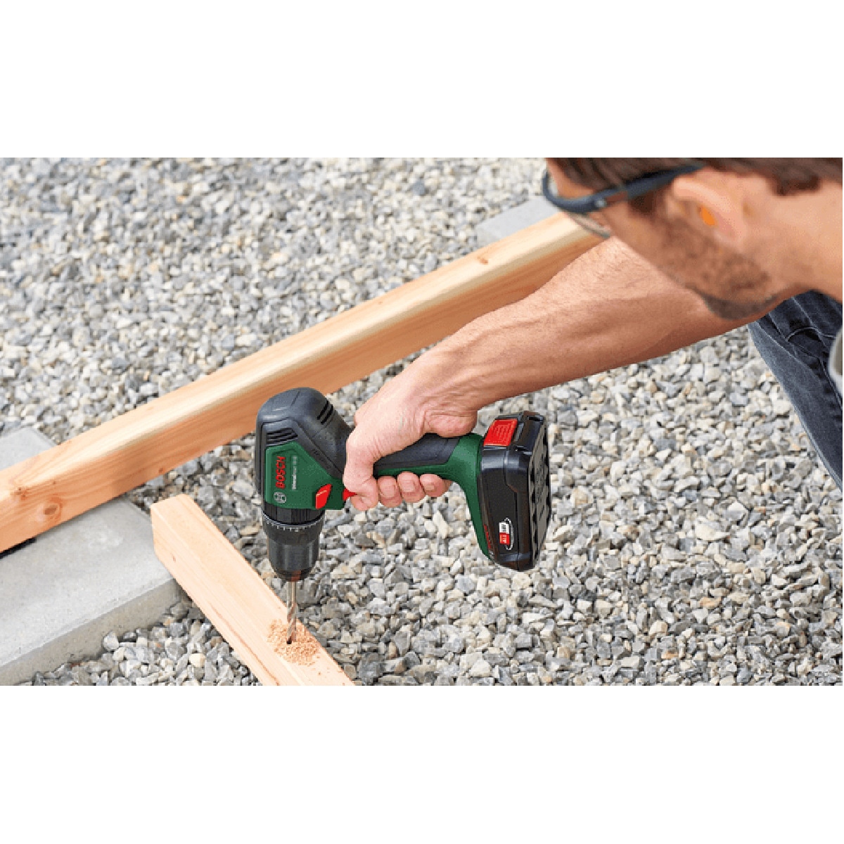 Taladro Percutor a Batería Universal Impact 18 V con 2 BateríasPower For All Verde / Negro-4