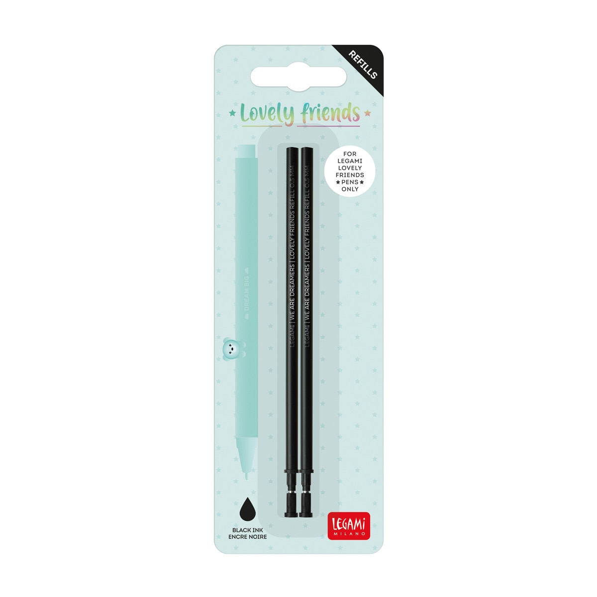 Conjunto 2 Recargas Gel Legami Black 1