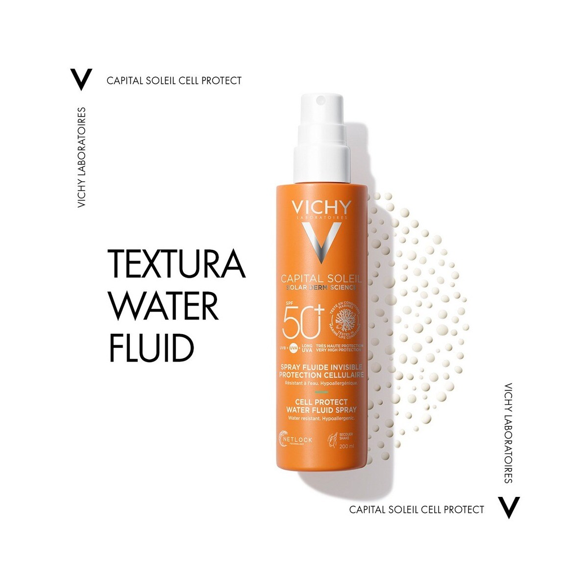 Protetor Solar Spray Cell Protect SPF 50 - 200 ml 4