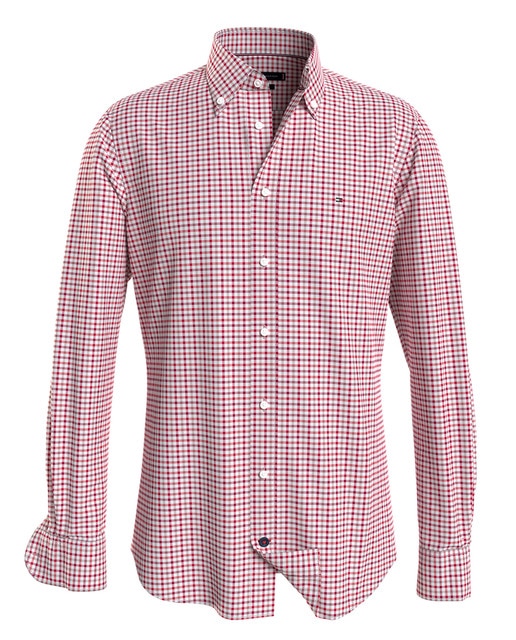 Imagen 0 de Camisa de hombre  de manga larga estampado de cuadros