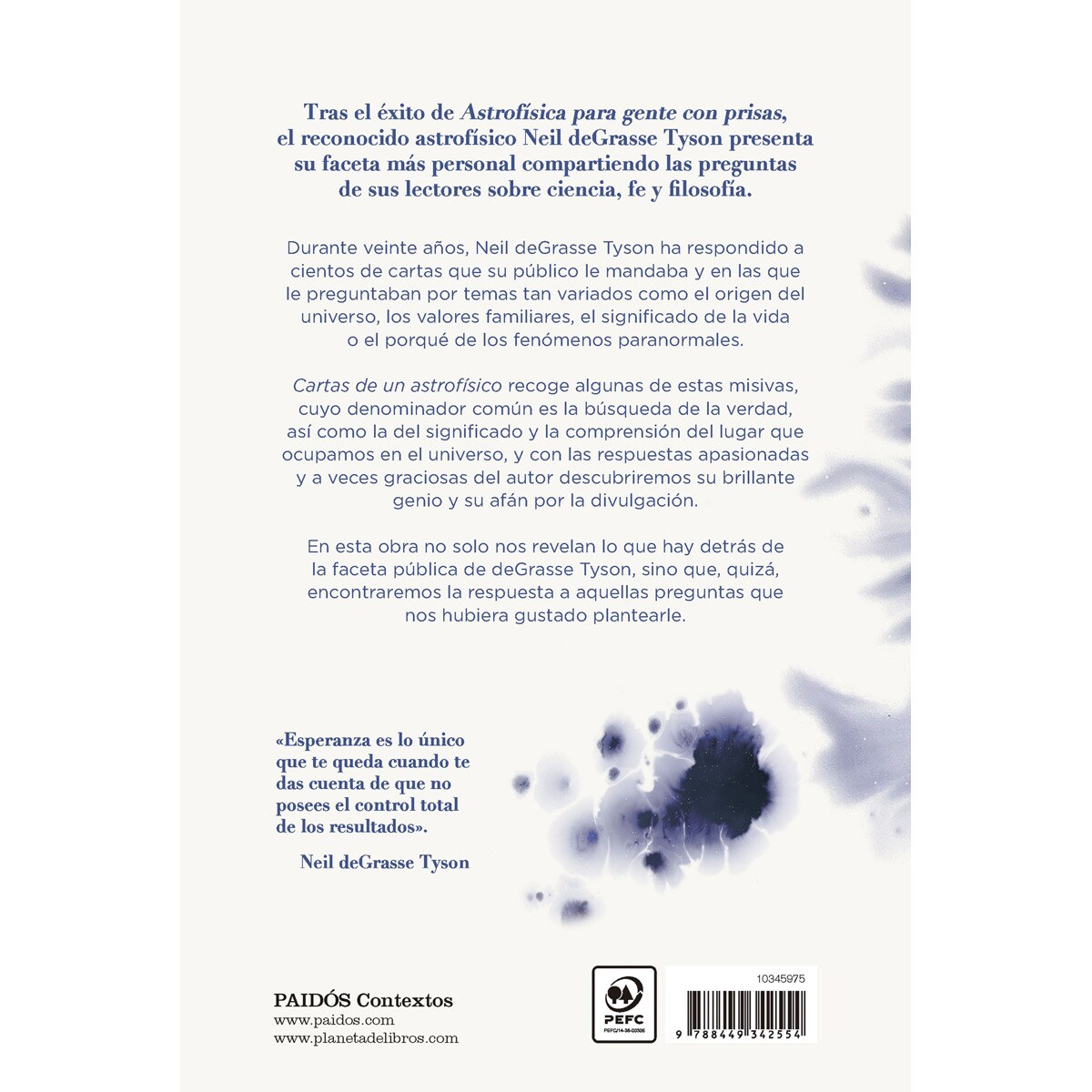 Cartas de un astrofísico (Capa mole com abas) 2