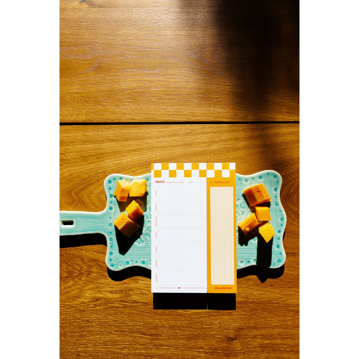 Menú semanl mostaza de Balamoda Amarillo / Blanco-4