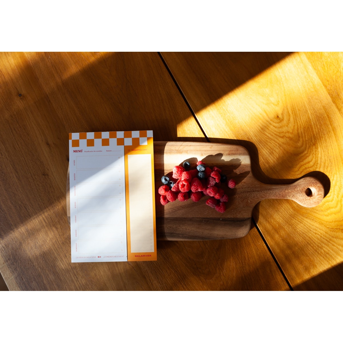 Menú semanl mostaza de Balamoda Amarillo / Blanco-3