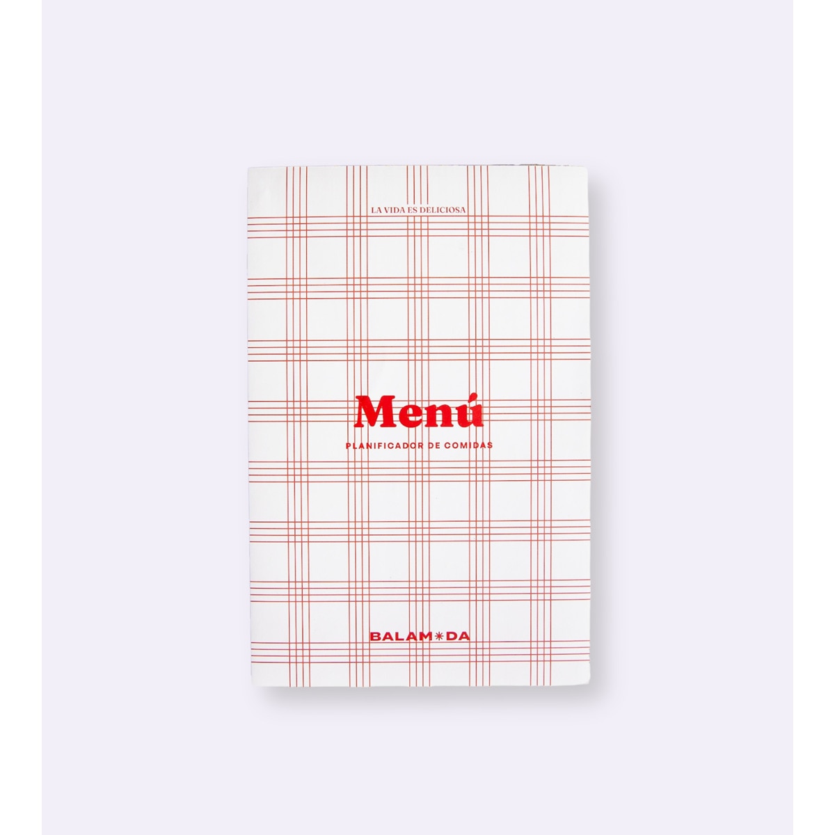 Menú semanal rojo de Balamoda Rojo / Blanco-1