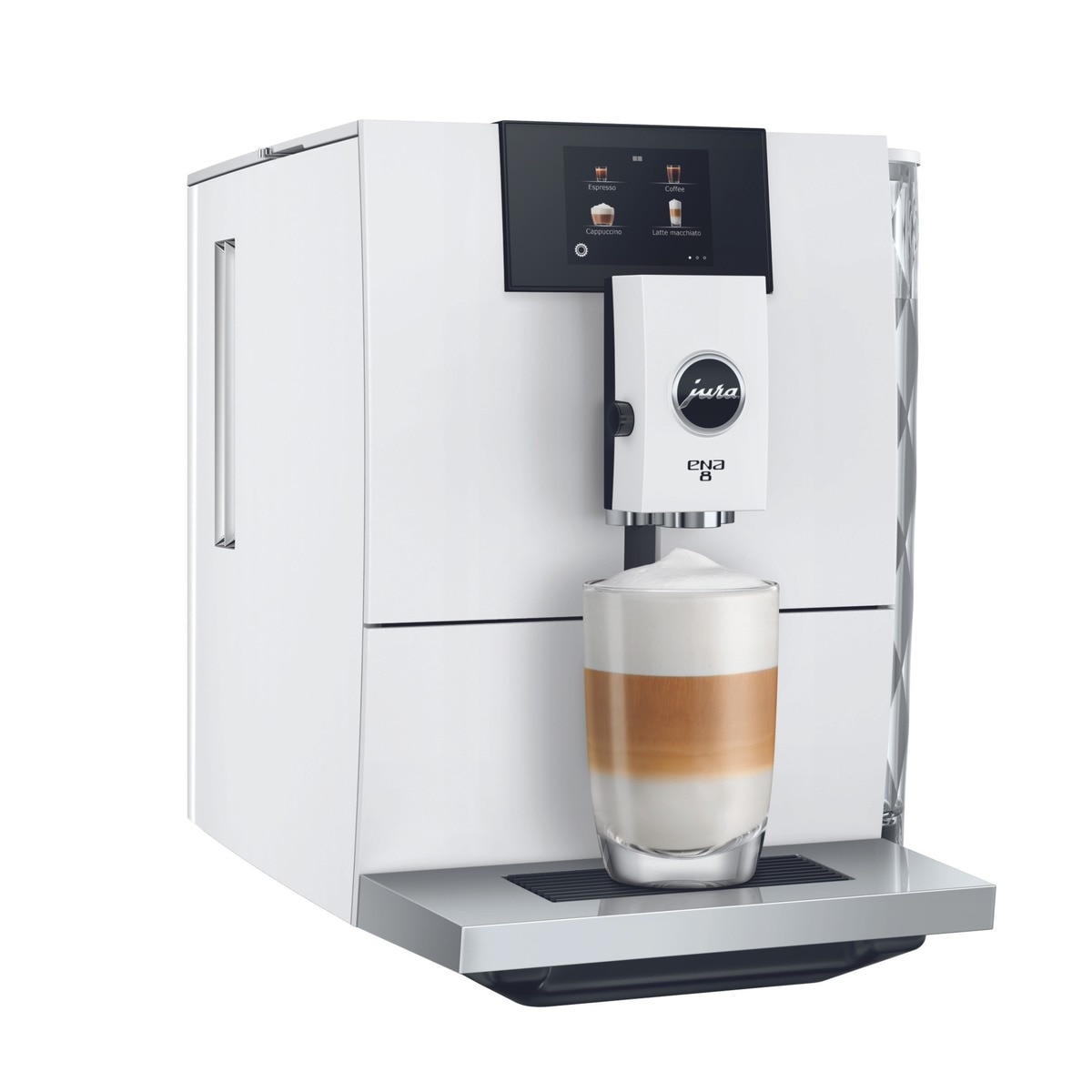 Cafetera superautomática Jura ena 8 Full Nordic White Blanco-4