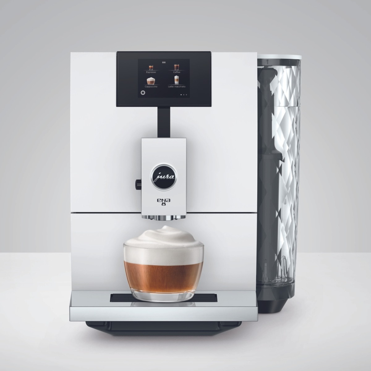 Cafetera superautomática Jura ena 8 Full Nordic White Blanco-8