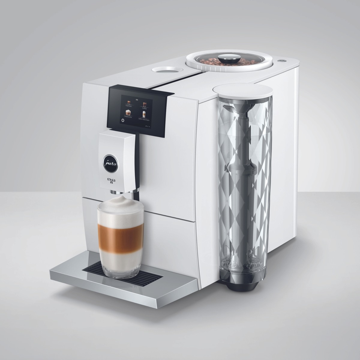 Cafetera superautomática Jura ena 8 Full Nordic White Blanco-7