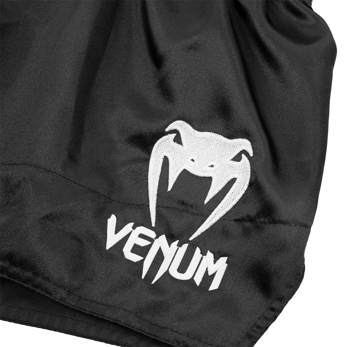 Calções de Boxe de Homem Muay Thai Classic Preto-4