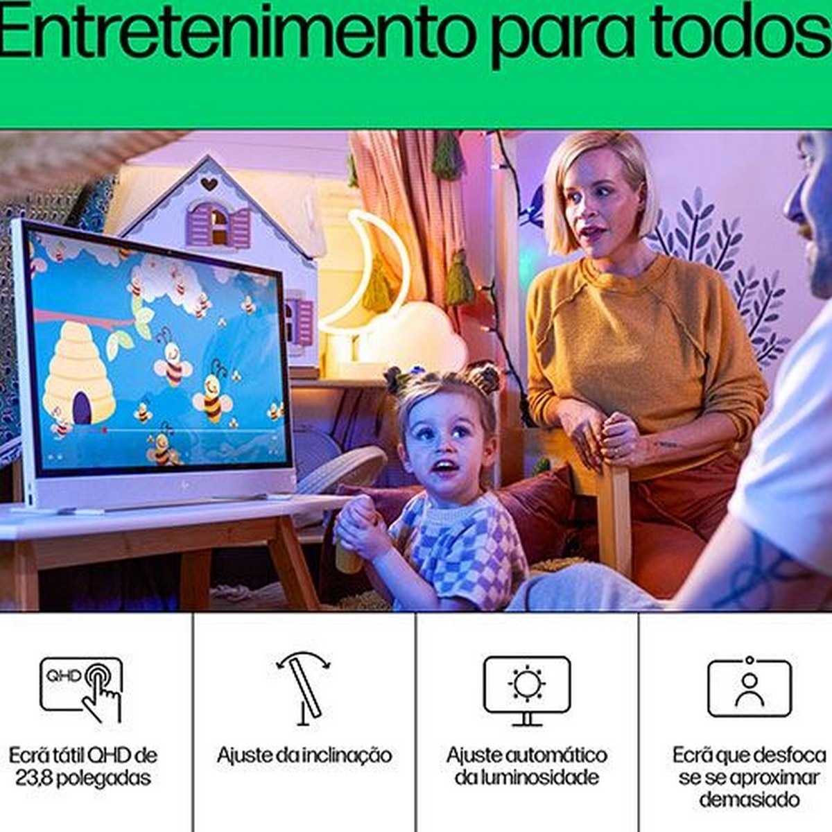 Computador Portátil All-In-One HP Envy 24-CS0000NP, I5-1335U, 16GB, 512GB SSD 5