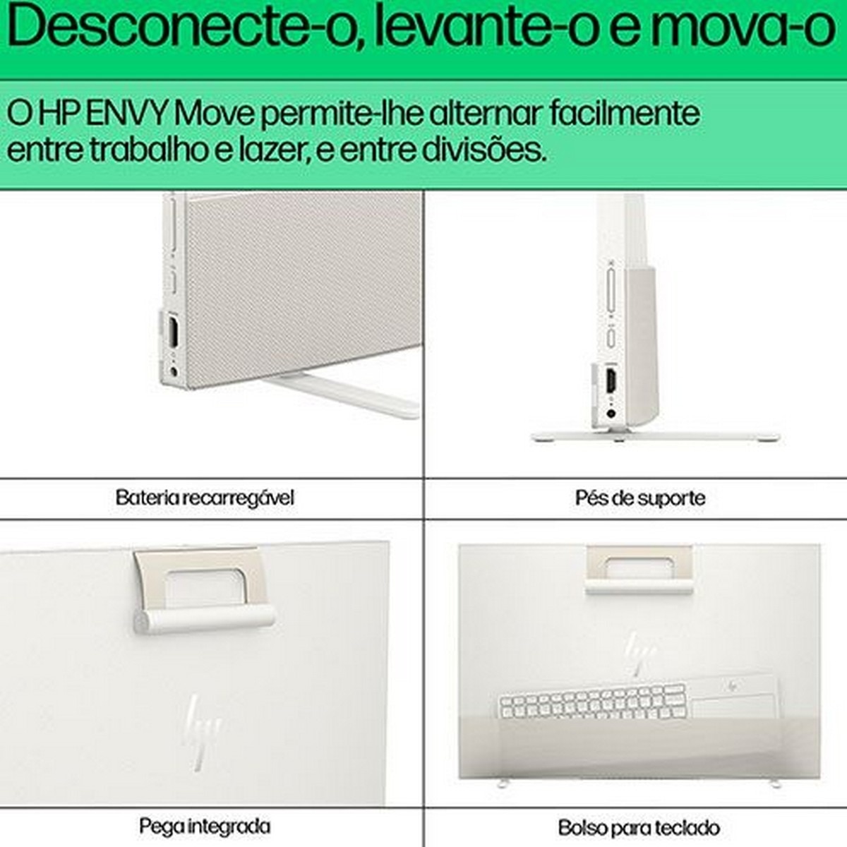 Computador Portátil All-In-One HP Envy 24-CS0000NP, I5-1335U, 16GB, 512GB SSD 3