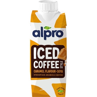 bebida vegetal de soja con café y caramelo envase 250 ml - Alpro