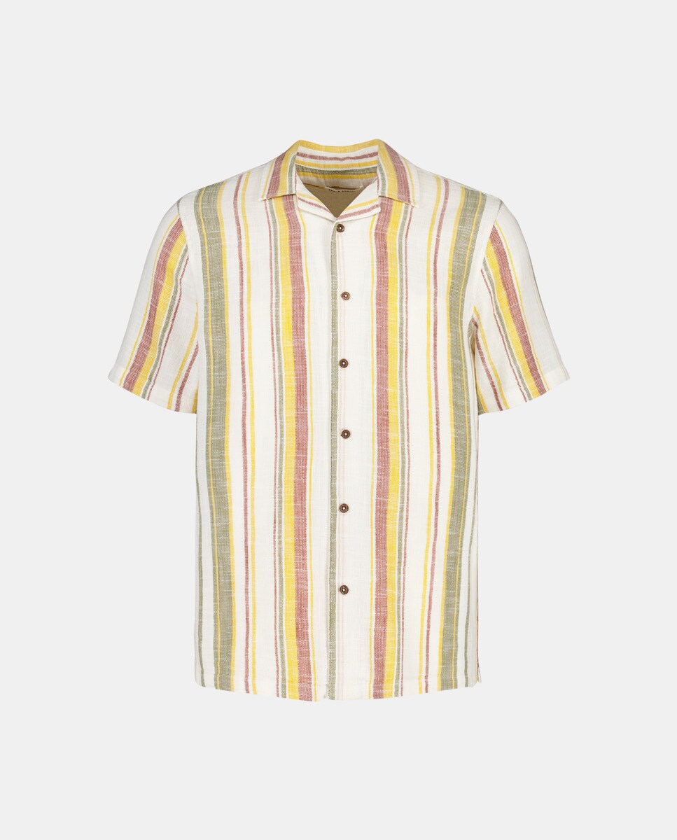 Camisa de manga corta de rayas de hombre · Green Coast · El Corte Inglés