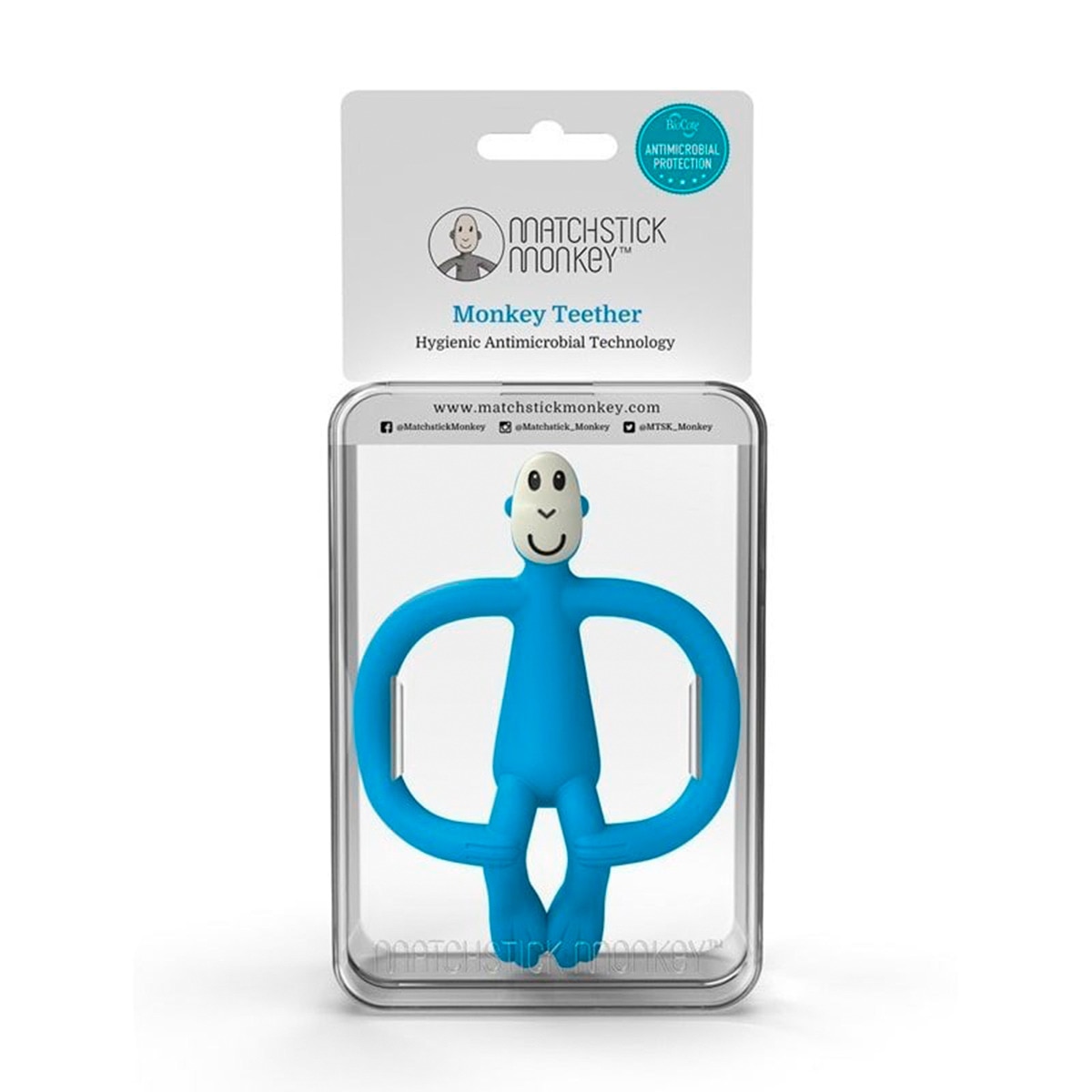 Mordedor mono sin cola Azul-4