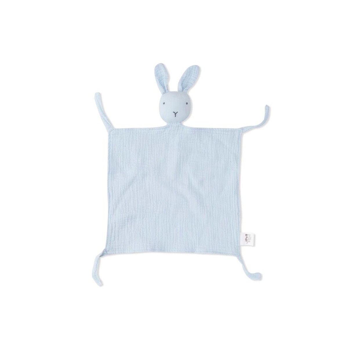 Dou dou Conejo en muselina de bambu? Azul Grisáceo Interbaby Azul-1