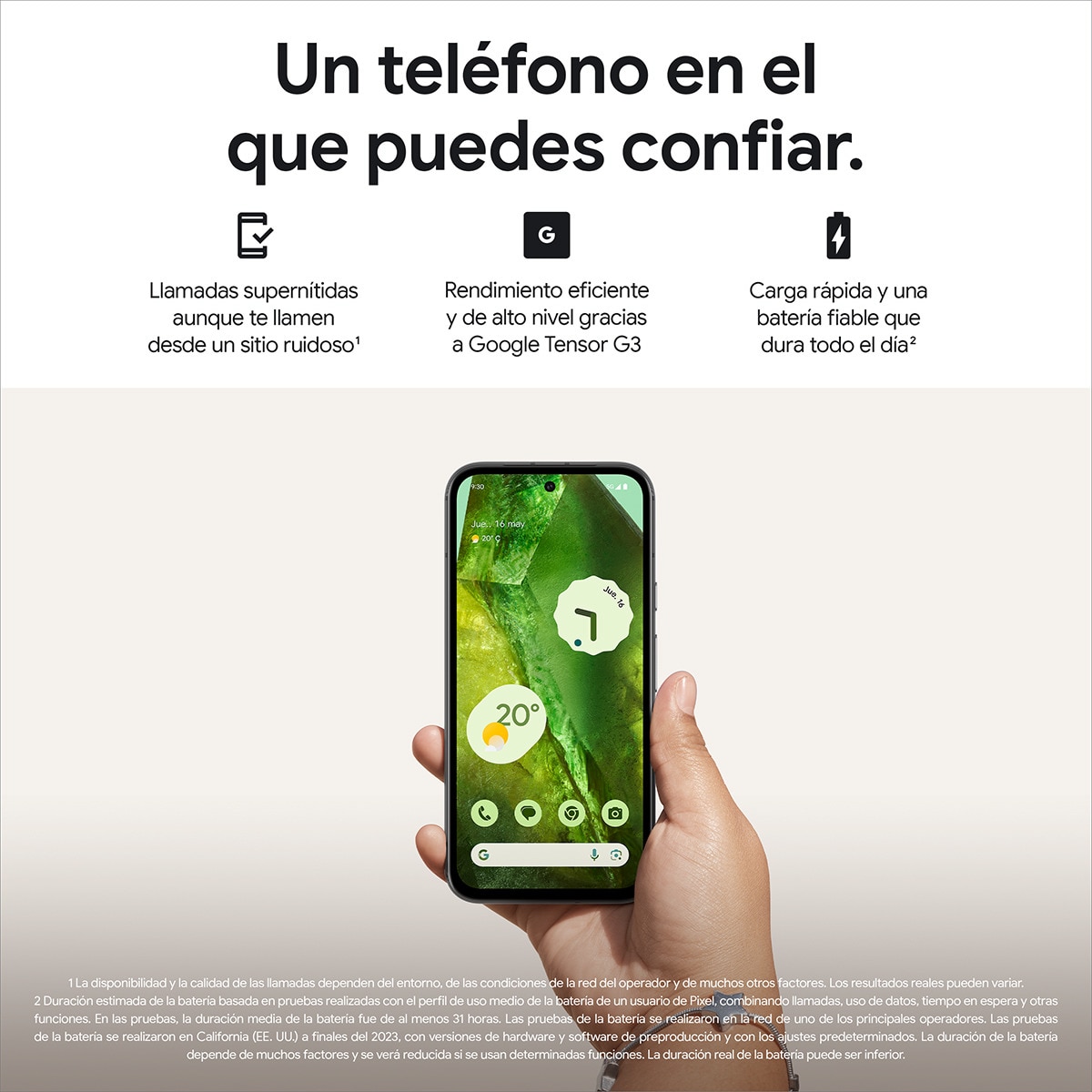 Google Pixel 8a 128GB + 8GB móvil libre Celeste-10