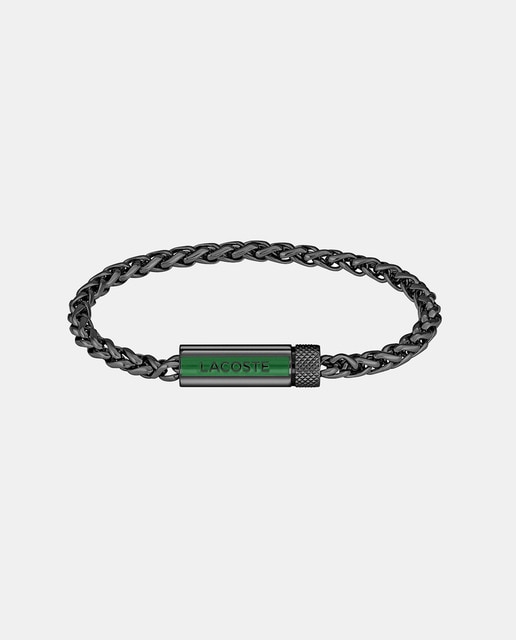 Imagen 0 de Pulsera de hombre Spelt de acero con logo