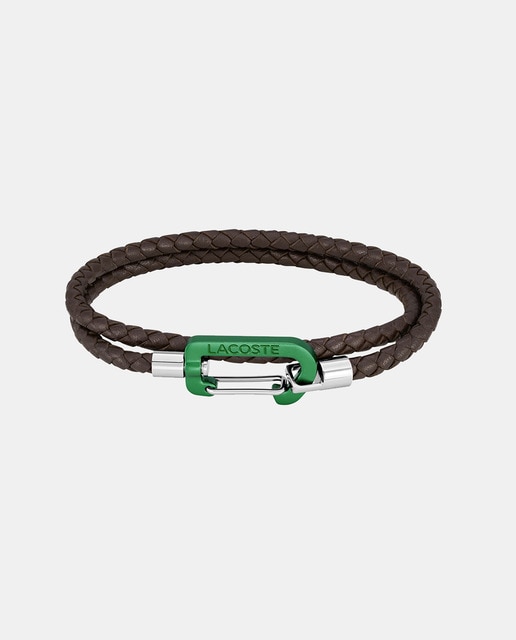 Imagen 0 de Pulsera de hombre Matt de piel marrón