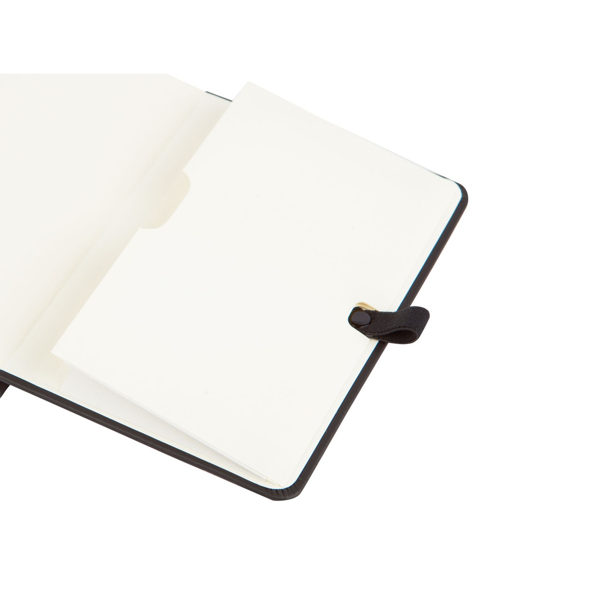 Caderno capa dura 96 folhas 80g m2 Class 100x150 mm liso Finocam preto Preto-4