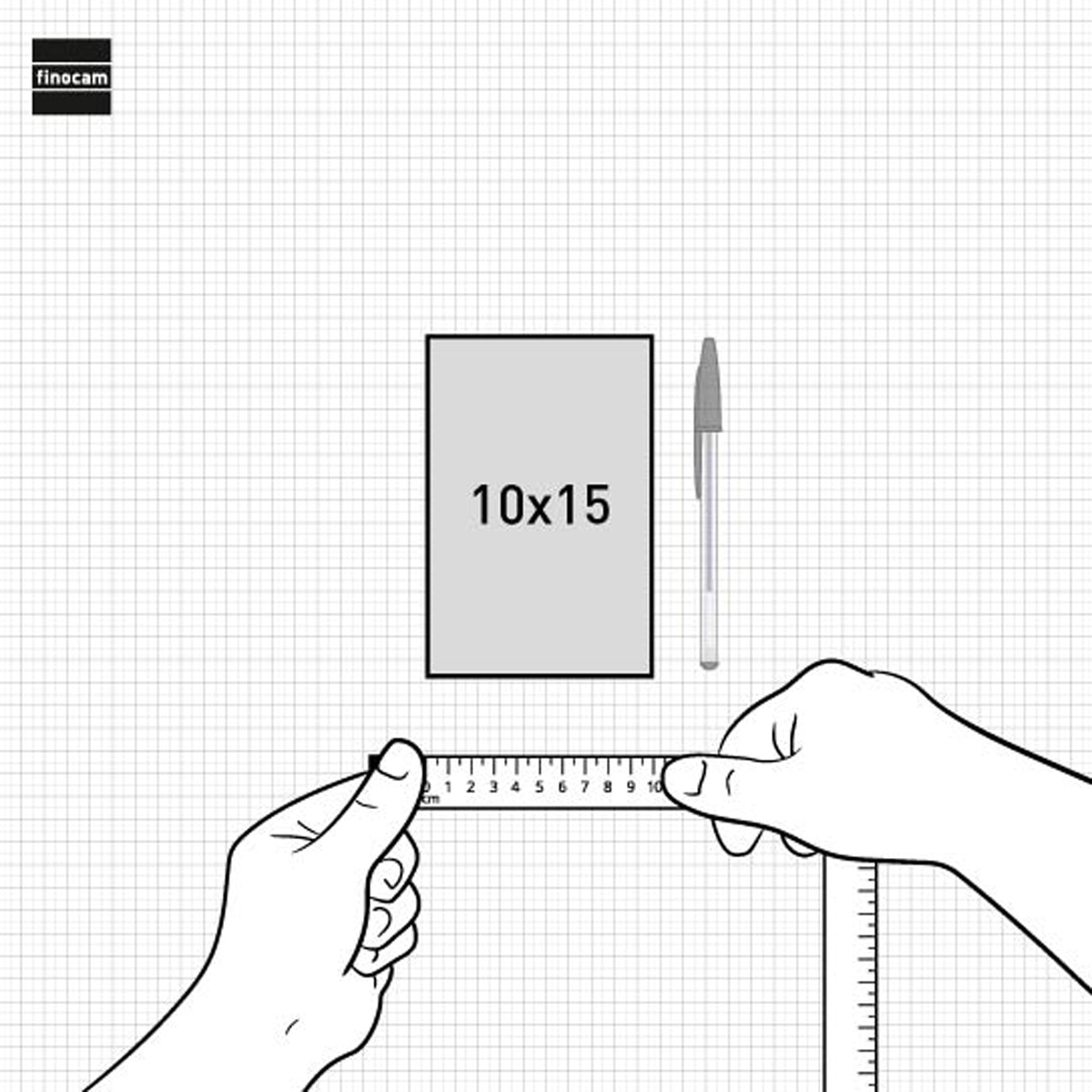 Caderno capa dura 96 folhas 80g m2 Class 100x150 mm liso Finocam preto Preto-3