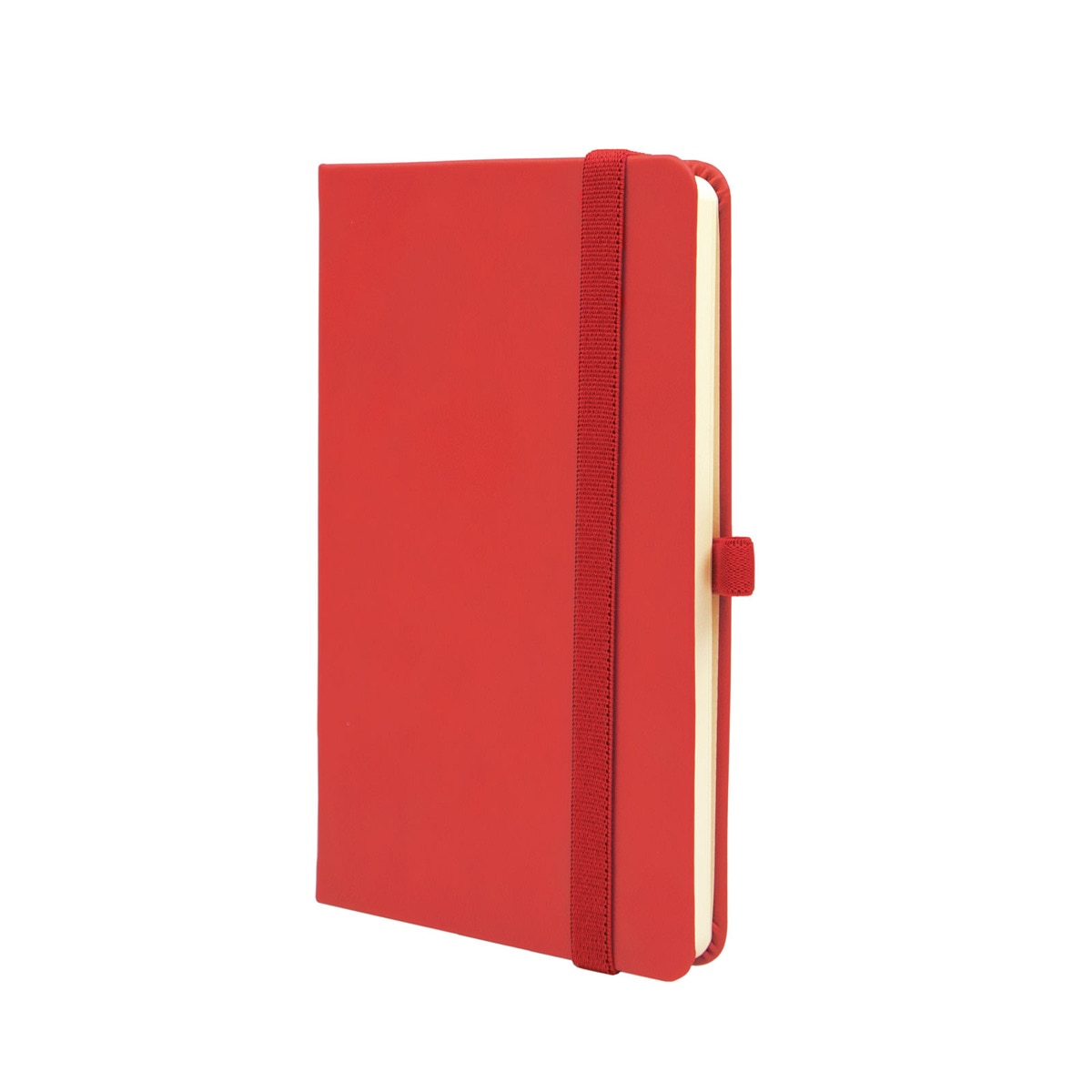 Caderno capa dura 96 folhas 80g m2 Class 100x150 mm liso Finocam vermelho Vermelho-1