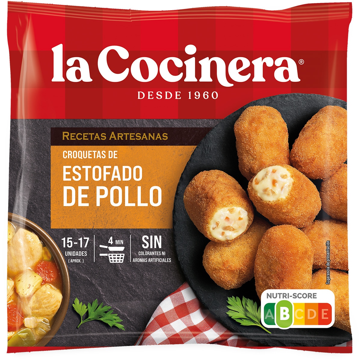 croquetas de estofado de pollo bolsa 500 g