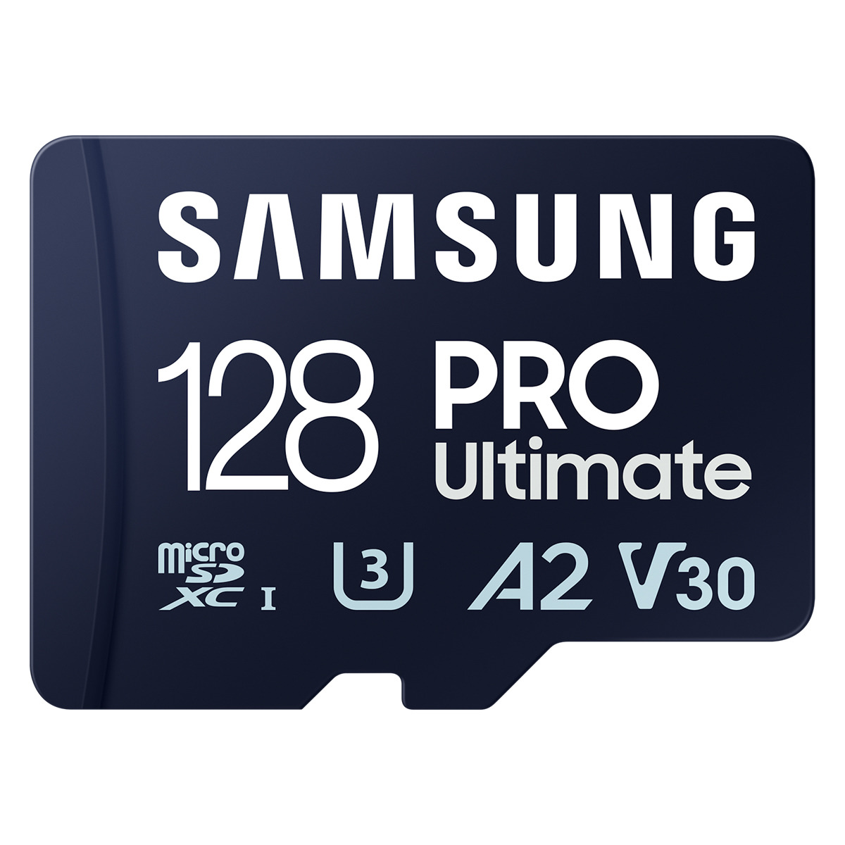 Tarjeta de memoria microSDXC Samsung PRO Ultimate 128GB, A2, V30 + Adaptador SD Blanco-1