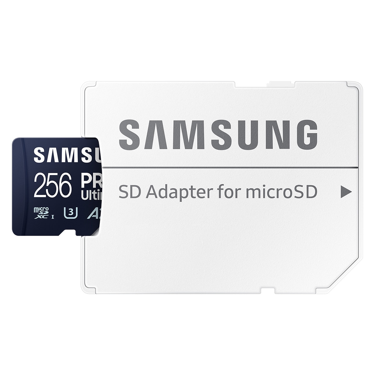 Tarjeta de memoria microSDXC Samsung PRO Ultimate 256GB, A2, V30 + Adaptador SD Blanco-2