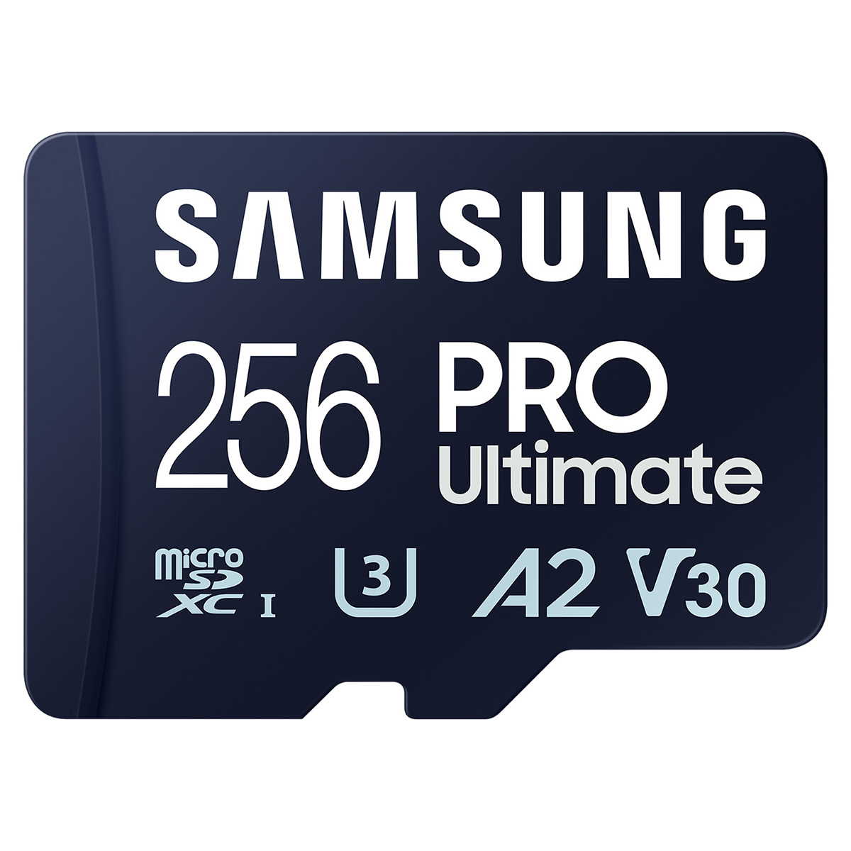 Tarjeta de memoria microSDXC Samsung PRO Ultimate 256GB, A2, V30 + Adaptador SD Blanco-1