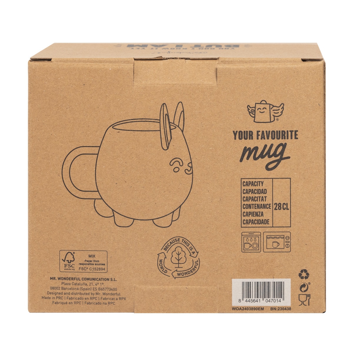 Stai acquistando Mr. Wonderful WOM00156 Tazza, Porcellana