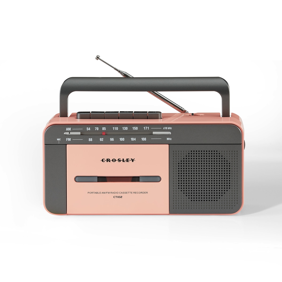 Imagem 0 de Reprodutor de cassetes Crosley com rádio e Bluetooth rosa