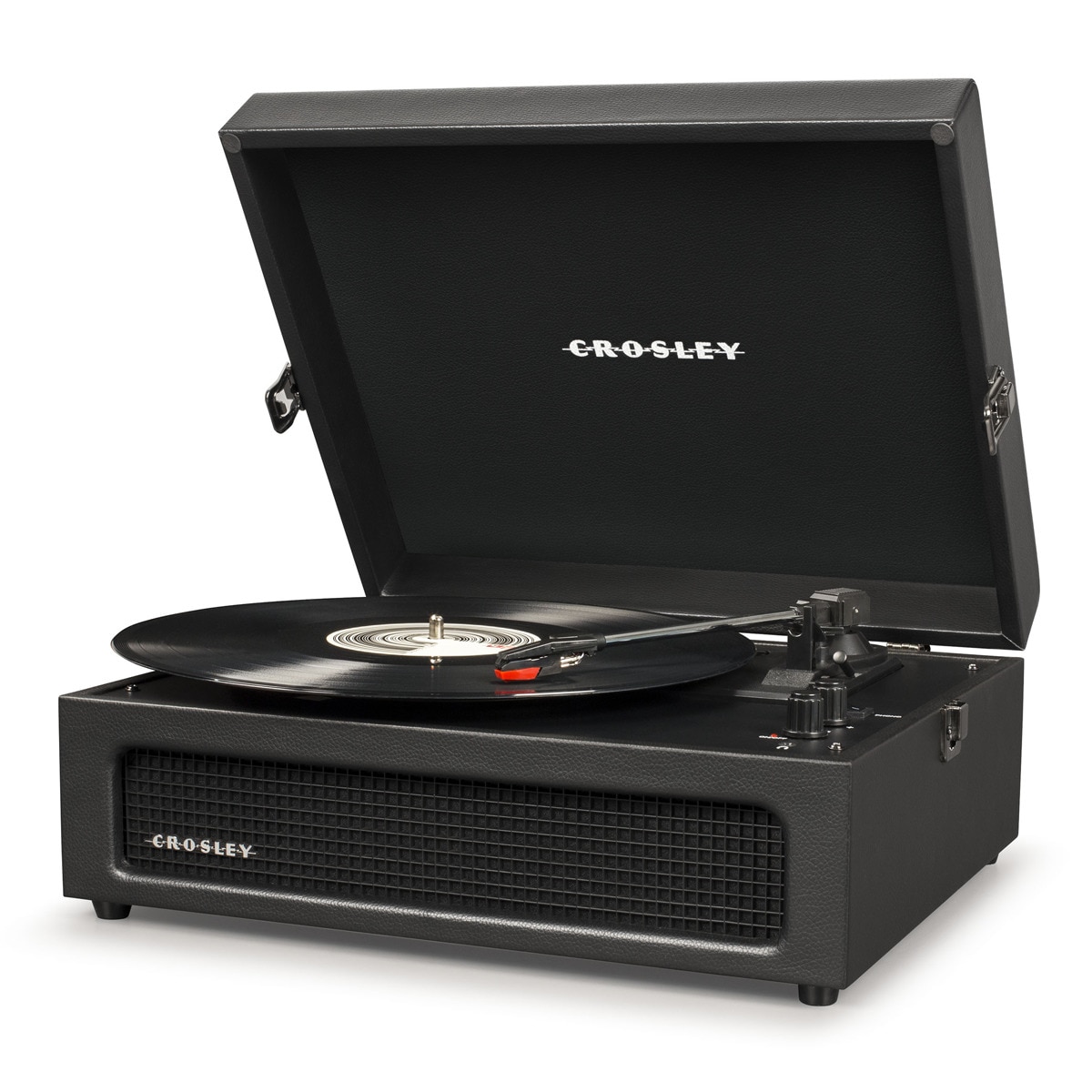 Gira-discos Crosley Bluetooth Voyager preto 2